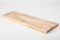 Preview: Window sill Solid Ash Hardwood with overhang Rustic grade 20 mm unfinished