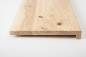 Preview: Window sill Solid Ash Hardwood with overhang Rustic grade 20 mm unfinished