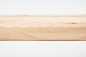 Preview: Window sill Solid Ash Hardwood with overhang Rustic grade 20 mm brushed unfinished