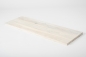 Preview: Wall Shelf Solid Ash Hardwood Rustic grade, 20 mm chalked white oiled