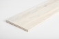 Preview: Wall Shelf Solid Ash Hardwood Rustic grade, 20 mm chalked white oiled