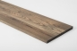 Preview: Wall Shelf Solid Ash Hardwood Rustic grade, 20 mm graphite oiled