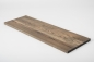 Preview: Wall Shelf Solid Ash Hardwood Rustic grade, 20 mm graphite oiled