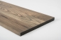 Preview: Wall Shelf Solid Ash Hardwood Rustic grade, 20 mm graphite oiled