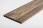 Preview: Wall Shelf Solid Ash Hardwood Rustic grade, 20 mm graphite oiled