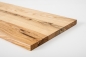 Preview: Wall Shelf Solid Ash Hardwood Rustic grade, 20 mm hard wax oil nature