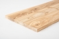 Preview: Wall Shelf Solid Ash Hardwood Rustic grade, 20 mm hard wax oil nature white