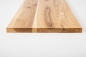 Preview: Wall Shelf Solid Ash Hardwood Rustic grade, 20 mm lacquered