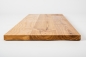 Preview: Wall shelf Rustic ash 20 mm brushed natural oiled Shelf board