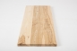 Preview: Wall shelf Solid Ash Hardwood, Rustic grade, 20 mm brushed unfinished