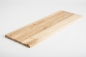 Preview: Wall shelf Solid Ash Hardwood, Rustic grade, 20 mm brushed unfinished