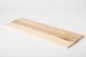 Preview: Wall Shelf Solid Ash Hardwood Rustic grade, 20 mm white oiled