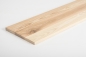 Preview: Wall Shelf Solid Ash Hardwood Rustic grade, 20 mm white oiled