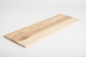 Preview: Wall Shelf Solid Ash Hardwood Rustic grade, 20 mm white oiled