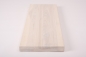 Preview: Stair tread Solid Ash Hardwood , Rustic grade, 40 mm, chalked white oiled