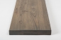 Preview: Solid Ash Hardwood stair treads, Rustic grade, 40 mm, graphite oiled