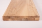 Preview: Stair tread Solid Ash Hardwood , Rustic grade, 40 mm, hard wax oil nature