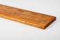 Preview: Stair tread Solid Ash Hardwood, Rustic grade, 40 mm, cherry oiled