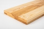 Mobile Preview: Stair tread Solid Ash Hardwood , Rustic grade, 40 mm, Natural oiled