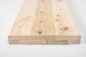 Preview: Stair tread Solid Ash Hardwood , Rustic grade, 40 mm, white oiled