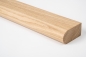 Preview: Handrail stair railing oak select nature 40mm x 80mm semicircular