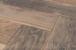 Preview: Solid Parquet Chevron Hungarian herringbone 60° Oak Rustic 16/22 mm