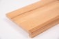 Preview: Window sill Solid hardwood beech full lamella 20mm rustic grade nature oiled