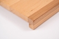 Preview: Window sill Solid hardwood beech full lamella 20mm rustic grade nature oiled