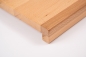 Preview: Stair tread Beech heartwood DL 20mm natural oiled renovation step riser