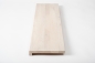 Preview: Stair tread Solid beech window sill  DL 20mm chalked white oiled