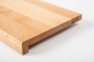 Preview: Window sill Solid beech  DL 20mm rustic grade hard wax oil nature
