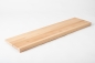 Preview: Window sill Solid beech  DL 20mm hard wax oil nature white