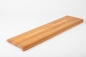 Preview: Stair tread Beech heartwood DL 20mm natural oiled renovation step riser