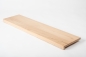 Preview: Window sill Solid beech Hardwood with overhang Rustic grade 20 mm unfinished