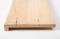 Preview: Window sill Solid beech Hardwood with overhang Rustic grade 20 mm unfinished