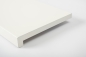 Preview: Stair tread Solid beech window sill full stave 20mm white lacquered RAL9010