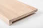 Preview: Stair tread Solid beech window sill DL 20mm white oiled