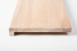 Preview: Window Sill Solid Hardwood  beech rustic DL 20mm white oiled