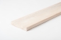 Preview: Stair tread Solid Beech Hardwood, country grade, 40 mm, chalked white oiled