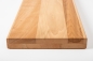 Preview: Stair tread Solid Beech Hardwood, country grade, 40 mm, hard wax oil nature