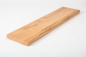 Preview: Stair tread Window sill Shelf Beech Heartwood full lamella, 40x300x800 mm, clear lacquered