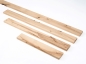 Preview: Lamellen Berken Rustiek Massief 24x100 mm, 2,1-2,5 m, Knutselhout Stroken