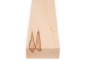 Preview: Lamellen 24x60 mm Berken Rustiek Massief 40-200 cm Knutselhout Stroken