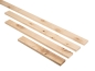 Preview: Lamellen Berken Rustiek Massief 24x80 mm, 2,1-2,5 m, Knutselhout Stroken