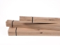 Preview: Lamelles en chêne rustique 18×74 mm longueurs 2,1-2,5 m, Bois de bricolage DIY