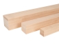 Preview: Glulam birch beam A/B 100x100 mm untreated, square timber, solid wood