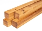 Preview: Glulam birch beam Rustic 70x70 mm natural oil, square timber, solid wood