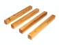 Preview: Glulam birch beam Rustic 70x70 mm natural oil, square timber, solid wood