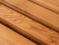 Preview: Verlijmde Eikenbalk A/B 70x70 mm Natuurlijk Geolied, vierkant massiefhout