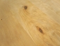 Mobile Preview: Worktop Solid birch rustic grade, with natural unedged front edge, 40 mm, unfinished